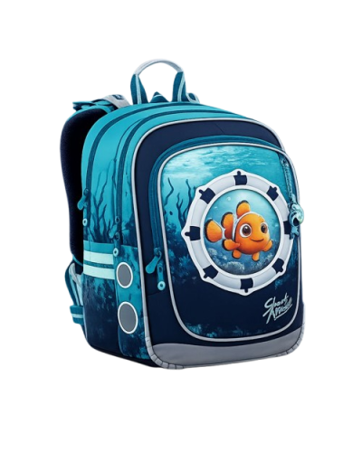 Rozprávkový Kompas snov – chlapčenský školský set Topgal Morský svet s batohom a peračníkom