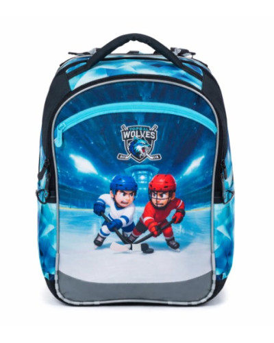 Rozprávkový kompas snov Ľadové vedomosti – školský set COCO 26017 pre chlapca hokejový motív