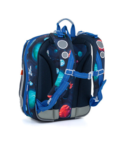 Rozprávkový kompas snov Galaxia poznania – školský set BEBE 26013 pre chlapca vesmírny motív