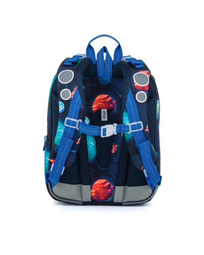 Rozprávkový kompas snov Galaxia poznania – školský set BEBE 26013 pre chlapca vesmírny motív