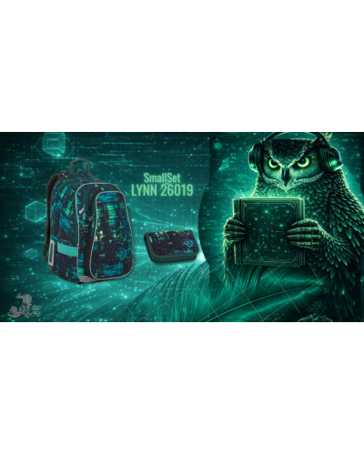 Rozprávkový kompas snov Kyber poznanie – školský set LYNN 26019 pre chlapca digitálny motív