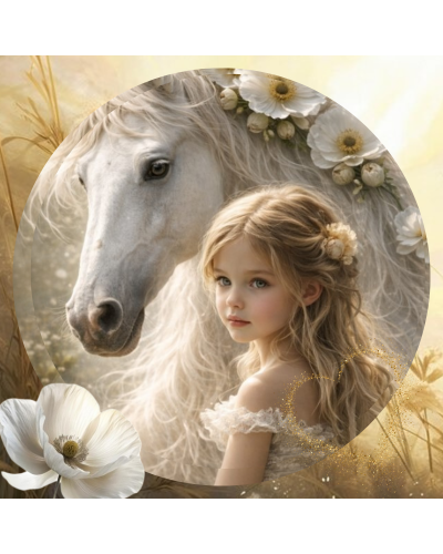 Dievčenský školský set Tichá nežnosť – tyrkysový batoh s bielym koníkom a ružový peračník s kvetmi 🌸🐴