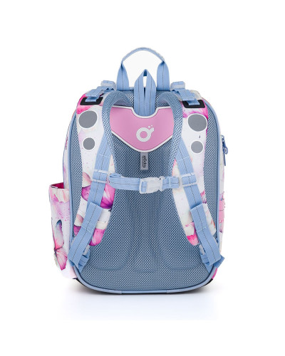 Dievčenský školský batoh s motýlikmi Šepot krídiel – set s peračníkom a doskami A4 A5