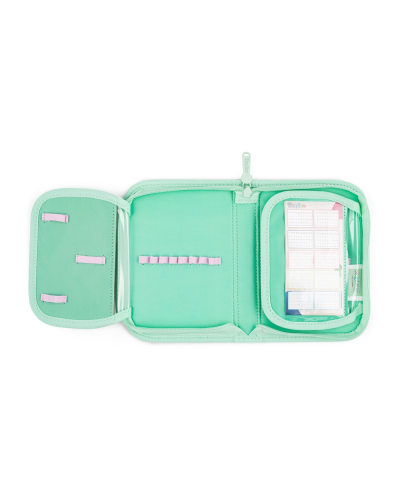 Dievčenský školský set so psíkom – školský batoh a peračník pre dievčatá na prvý stupeň ZŠ s motívom šteniatka