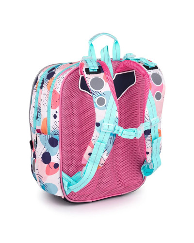 Dievčenský školský set so psíkom – školský batoh a peračník pre dievčatá na prvý stupeň ZŠ s motívom šteniatka