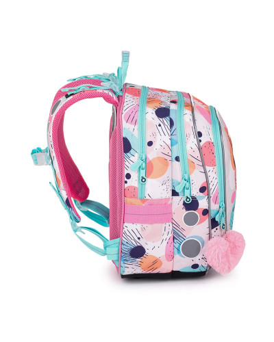 Dievčenský školský set so psíkom – školský batoh a peračník pre dievčatá na prvý stupeň ZŠ s motívom šteniatka