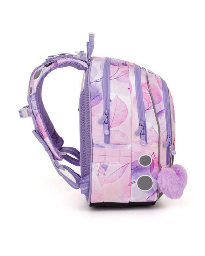 Kvetinová odvaha – dievčenský školský set s batohom Topgal ENDY 25073 a peračníkom s koníkom