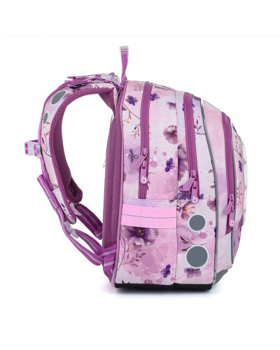 Strieborná neha – dievčenský školský set s batohom Topgal ENDY 26003 a peračníkom Pegas