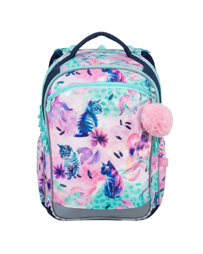 Nežná blízkosť – dievčenský školský set s batohom Topgal COCO 26006 a peračníkom s mačiatkom