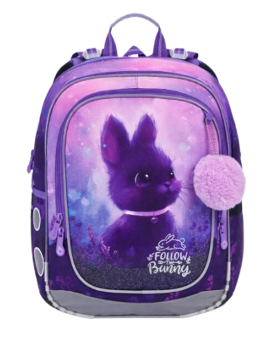 Dievčenský školský set TOPGAL ENDY 26007 Levanduľová princezná – batoh a peračník v jemnom fialovom dizajne