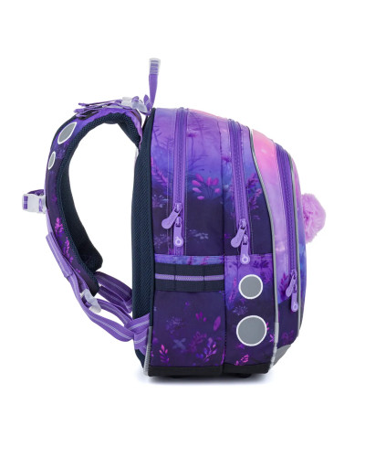 Dievčenský školský set TOPGAL ENDY 26007 Levanduľová princezná – batoh a peračník v jemnom fialovom dizajne