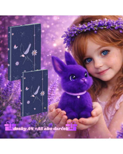 Dievčenský školský set TOPGAL ENDY 26007 Levanduľová princezná – batoh a peračník v jemnom fialovom dizajne