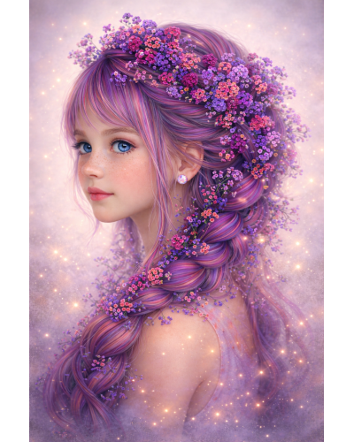 Dievčenský školský set TOPGAL LORI 26009 Perleťová iskra – batoh a peračník v perleťovom dizajne