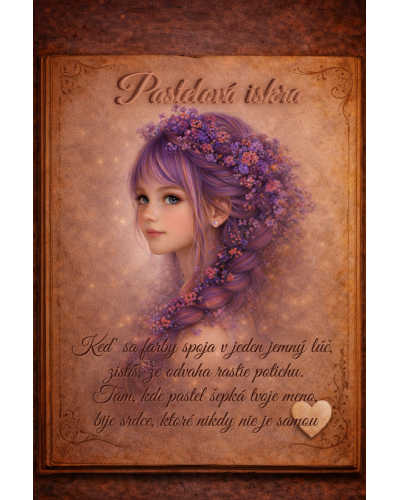 Dievčenský školský set TOPGAL LORI 26009 Perleťová iskra – batoh a peračník v perleťovom dizajne