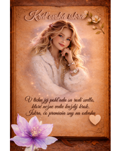 Dievčenský školský set TOPGAL ELLY 24050 Kráľovská iskra – batoh a peračník v jemnom fialovom dizajne