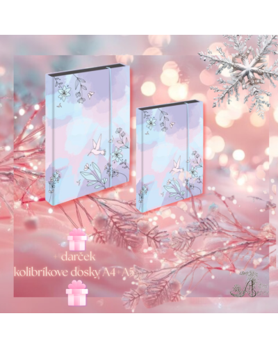 Dievčenský školský set TOPGAL ELLY 24050 Kráľovská iskra – batoh a peračník v jemnom fialovom dizajne