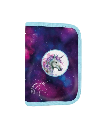 Dievčenský školský set Galaktická princezná TOPGAL COCO24006 s batohom a modelkou v galaktickom štýle