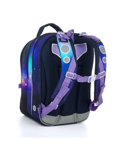 Dievčenský školský set Galaktická princezná TOPGAL COCO24006 s batohom a modelkou v galaktickom štýle