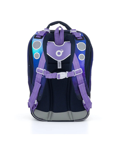 Dievčenský školský set Galaktická princezná TOPGAL COCO24006 s batohom a modelkou v galaktickom štýle