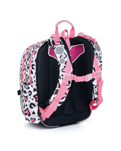 Dievčenský školský set TOPGAL ENDY23037 Mačacia princezná s motívom mačky – batoh a peračník pre prváčku