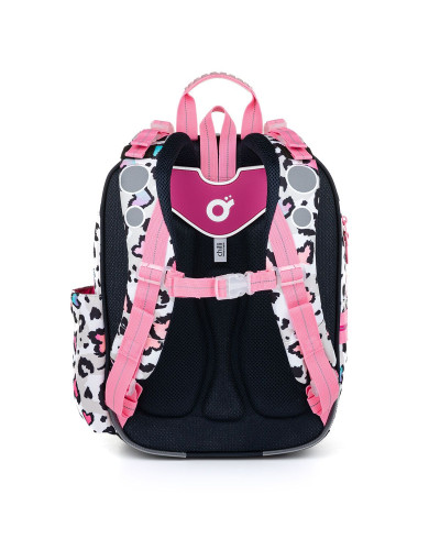 Dievčenský školský set TOPGAL ENDY23037 Mačacia princezná s motívom mačky – batoh a peračník pre prváčku