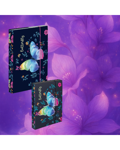 Nezábudková srnka – dievčenský školský set TOPGAL ENDY23002 s batohom a peračníkom, nočný motív srnky pod mesiacom