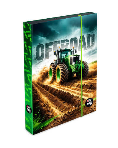 Hrdina polí TOPGAL ENDY23015 chlapčenský školský set s traktorom a farmárskym motívom