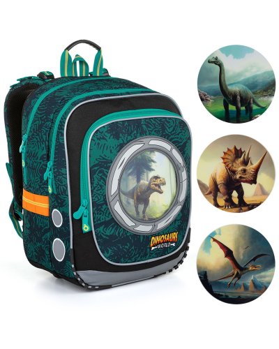 chlapčenský školský set TOPGAL ENDY23039 – školský batoh s motívom jazdca