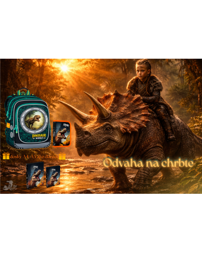 chlapčenský školský set TOPGAL ENDY23039 – školský batoh s motívom jazdca