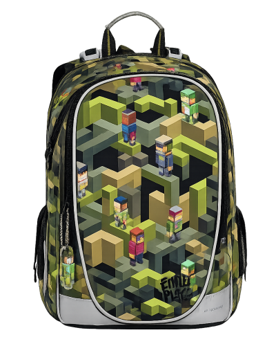 Bloková realita TOPGAL MIRA20046 chlapčenský školský set pixelový dizajn