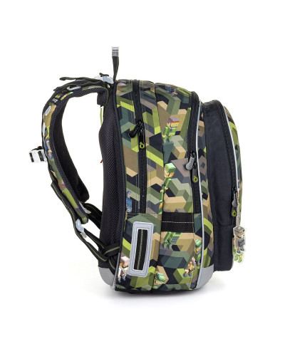 Bloková realita TOPGAL MIRA20046 chlapčenský školský set pixelový dizajn