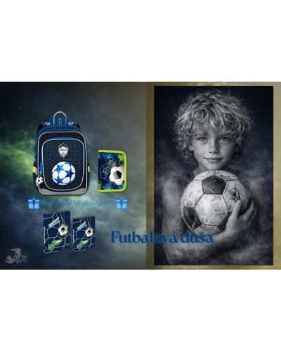 Chlapčenský školský set TOPGAL ENDY22016 futbalový dizajn pre malého športovca