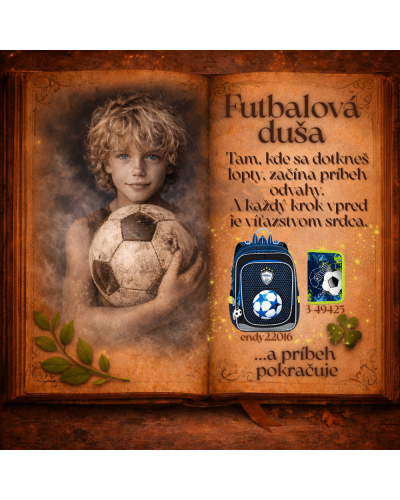 Chlapčenský školský set TOPGAL ENDY22016 futbalový dizajn pre malého športovca