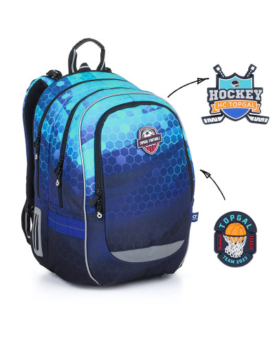 Ľadová odvaha TOPGAL CODA24017 chlapčenský školský set hokejový motív