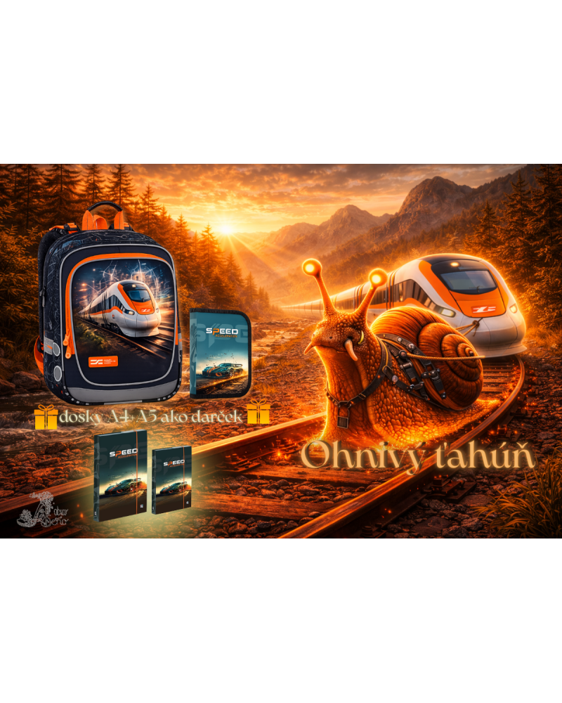 Ohnivý ťahúň školský set TOPGAL ENDY24012 batoh a PP Karton peračník kombinácia výrobcov