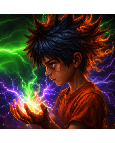 Bleskový šprint školský set TOPGAL MIRA24019 chlapčenský batoh s motívom bleskov