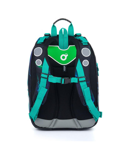 Bleskový šprint školský set TOPGAL MIRA24019 chlapčenský batoh s motívom bleskov