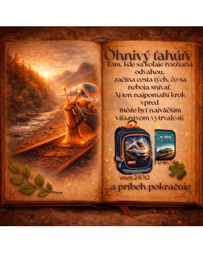 Ohnivý ťahúň školský set TOPGAL ENDY24012 batoh a PP Karton peračník kombinácia výrobcov