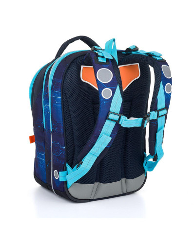 TOPGAL COCO24016 školský batoh s vlkom pre chlapca – školský set 1. stupeň ZŠ