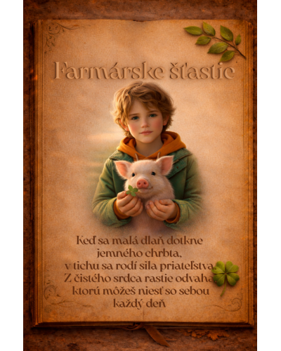 Chlapčenský školský set TOPGAL ELLY25015 Farmárske šťastie – ergonomický batoh s farmárskym motívom