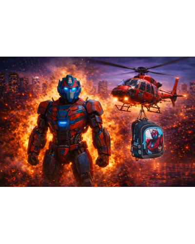 TOPGAL ENDY25075 chlapčenský školský set – školský batoh s motívom superhrdinu