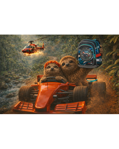 Rýchlosť odvahy školský set TOPGAL ENDY25013 chlapčenský batoh s peračníkom