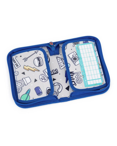 Rozprávkový kompas snov Galaxia poznania – školský set BEBE 26013 pre chlapca vesmírny motív