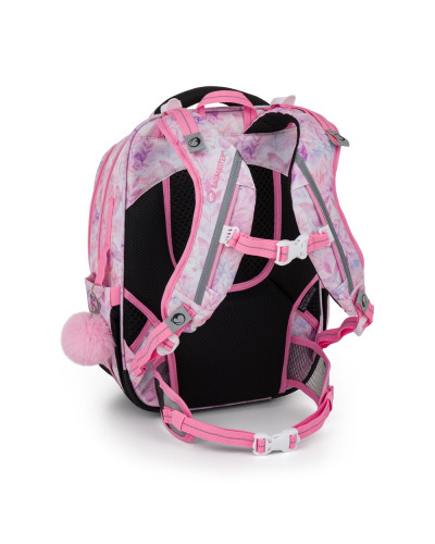 Ružový školský batoh Bagmaster Beta 26B s jednorožcom – nežný začiatok školských dní