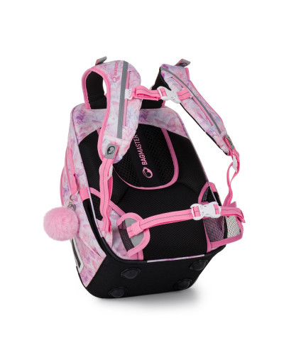 Dievčenský školský set Bagmaster Beta 26B jednorožec – batoh a peračník v rozprávkovom štýle