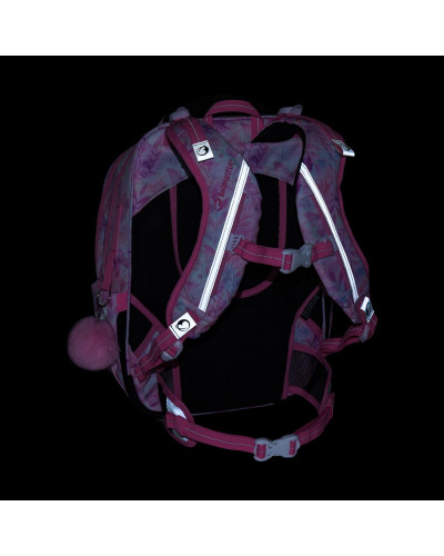 Dievčenský školský set Bagmaster Beta 26B jednorožec – batoh a peračník v rozprávkovom štýle