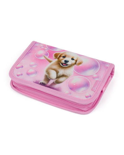 Školský set pre prváčky Bagmaster LUMI 26A so psíkom – batoh a peračník🐶