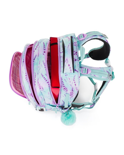 Školský set pre prváčky Bagmaster LUMI 26B – batoh, peračník a vrecko s koníkom 🐎