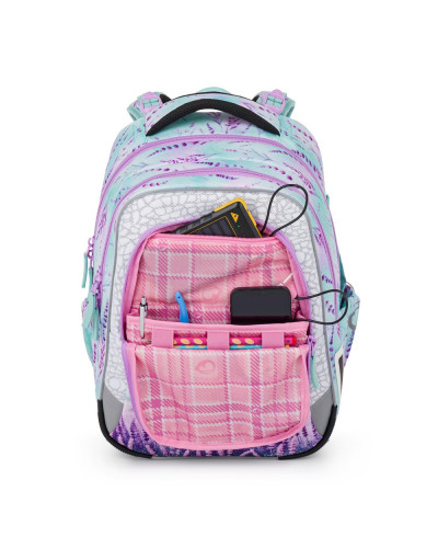 Školský set pre prváčky Bagmaster LUMI 26B – batoh, peračník a vrecko s koníkom 🐎