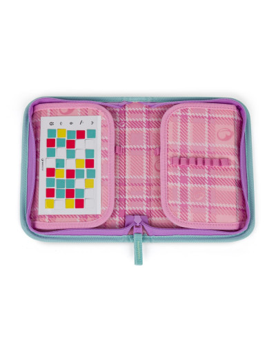 Školský set pre prváčky Bagmaster LUMI 26B – batoh, peračník a vrecko s koníkom 🐎